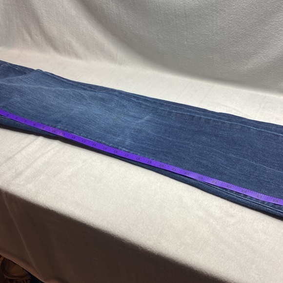 7 for all mankind bootcut blue jeans cut 721919 size 29 - Picture 11 of 11